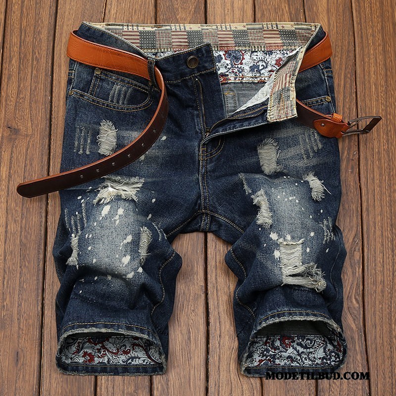 Jeans Herre Billige Store Storrelser Brede Maend Bukser Sommer Lyse Bla